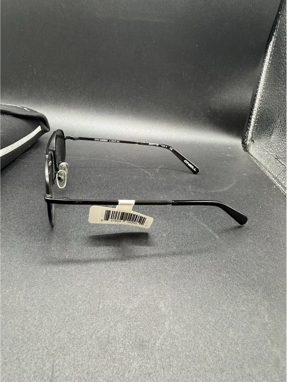 O'Neill Sunglasses Matte Black/Blue Polarized ONS-SIMMER-004P-SC